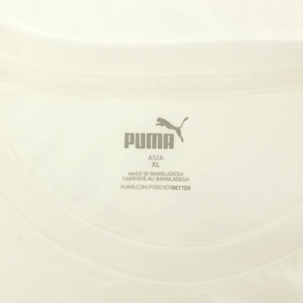 未使用 プーマ 未使用 半袖 Tシャツ XL ホワイト PUMA タグ付き メンズ