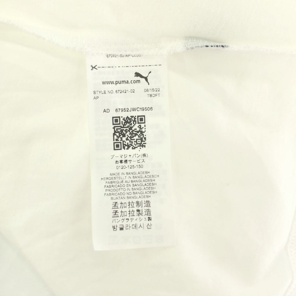未使用 プーマ 未使用 半袖 Tシャツ XL ホワイト PUMA タグ付き メンズ