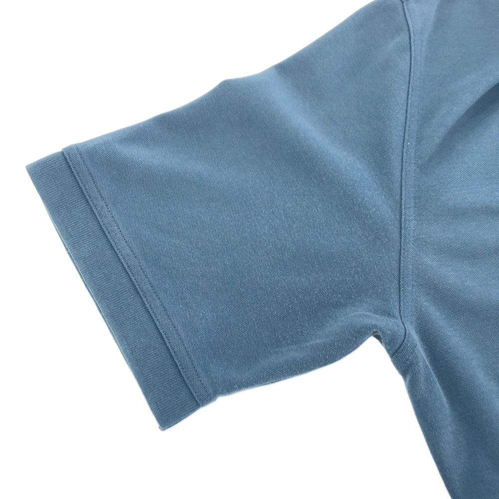 NIKE ナイキ ゴルフ 半袖 ポロシャツ L ブルー系 鹿の子地 DRI-FIT メンズ