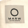 マルゥユナイテッドアローズ ノースリーブ バックファスナー ブラウス ホワイト MARW UNITED ARROWS サイドスリット レディース