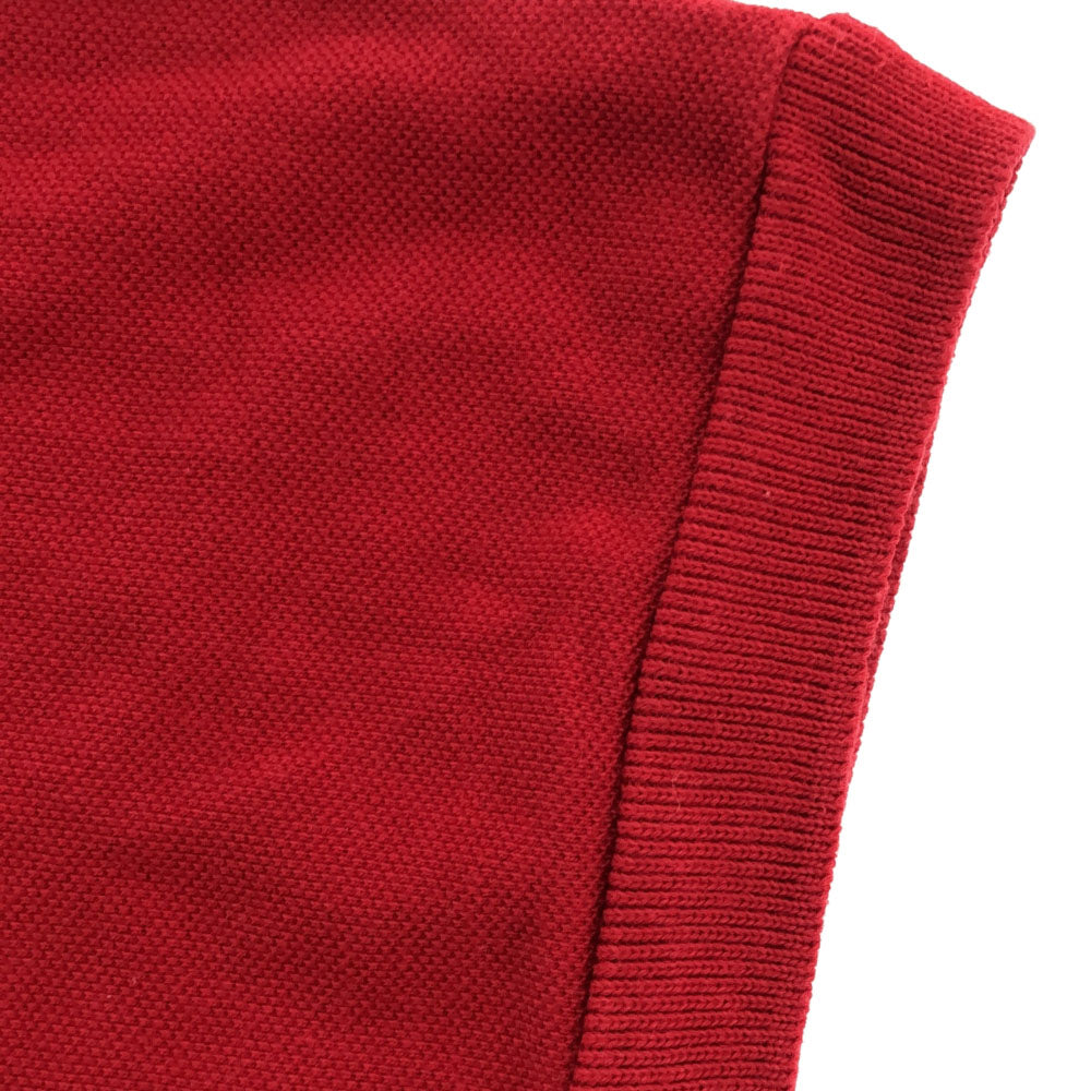 フレッドペリー 半袖 ポロシャツ 42 レッド FRED PERRY 鹿の子 メンズ