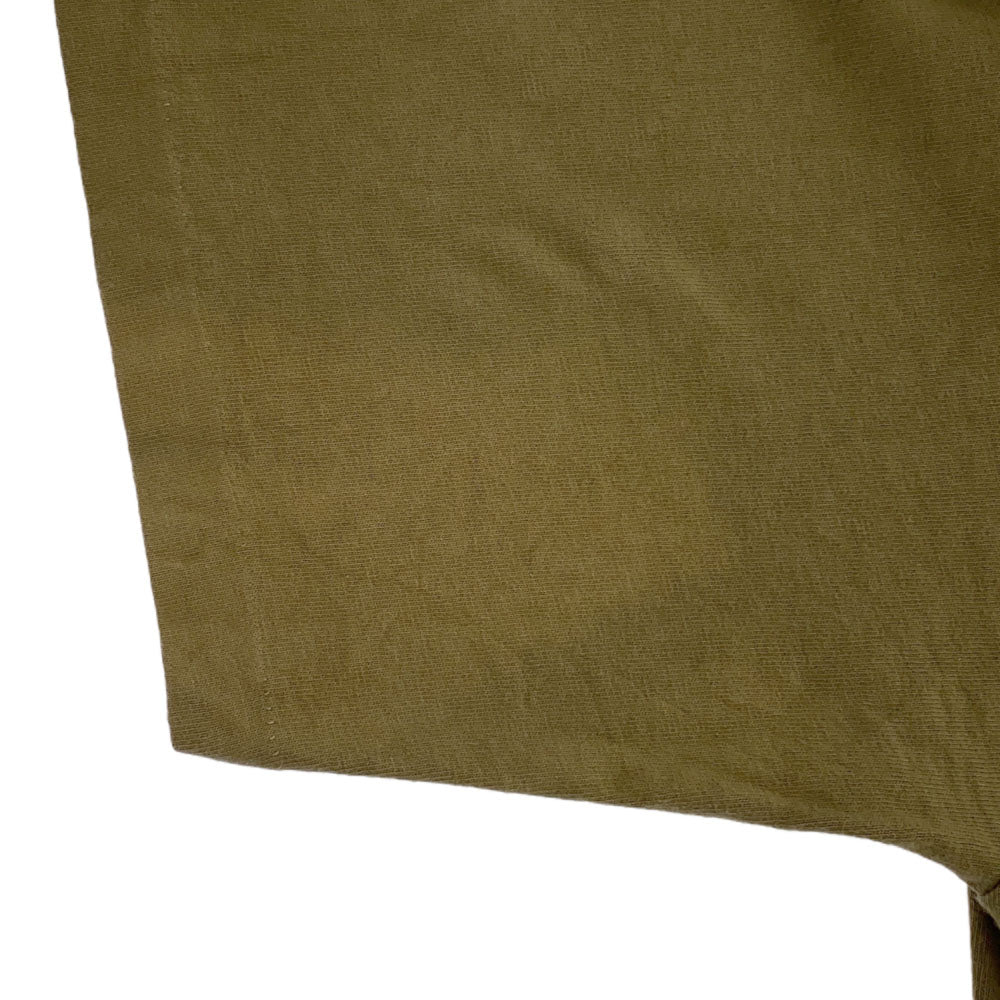 ALORE アローレ 90s USA製 プリント 半袖 Tシャツ S カーキ オールド ヴィンテージ メンズ