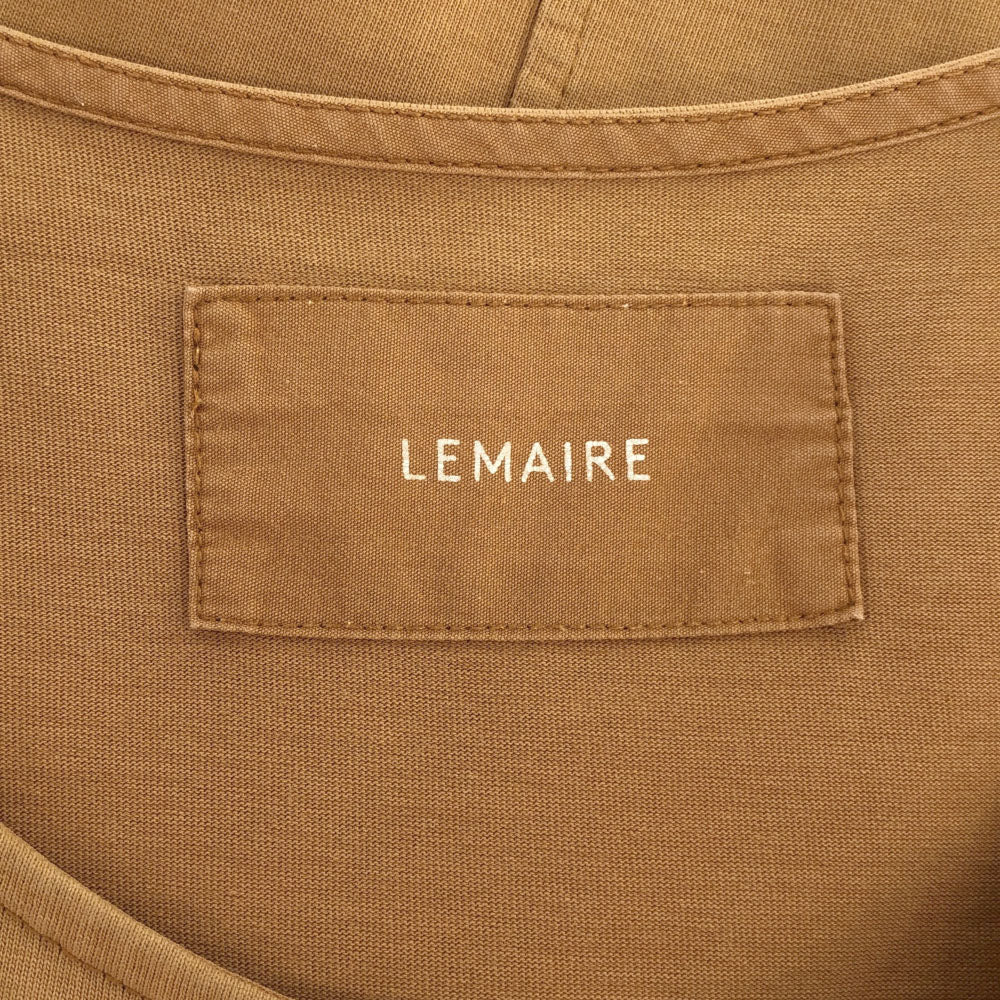 LEMAIRE ルメール 半袖 ロングワンピース ブラウン系 サイドポケット レディース
