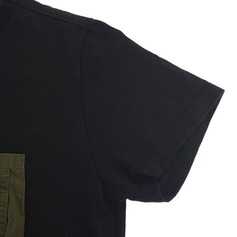 アルファインダストリーズ 半袖 Tシャツ M ブラック ALPHA INDUSTRIES INC 胸ポケット レディース