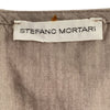 ステファノモルタリ イタリア製 リネン切替 7分袖 カットソー 40 グレー系 STEFANO MORTARI レディース