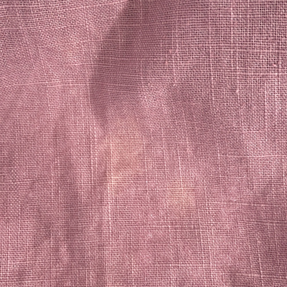 Regency Works リージェンシーワークス イギリス製 リネン 半袖 シャツ ロングワンピース L パープル系 レディース