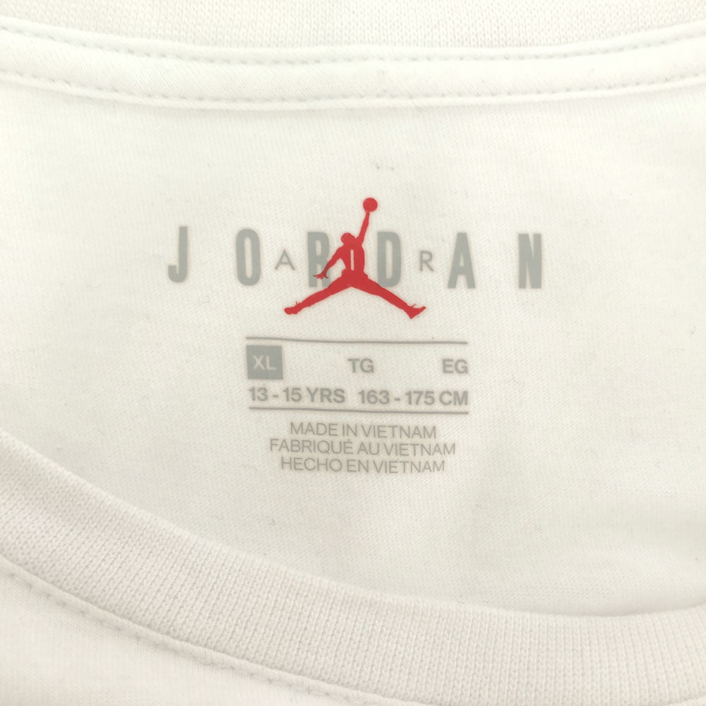 ジョーダンエア プリント 半袖 Tシャツ XL ホワイト系 JORDAN AIR ジャンプマン キッズ