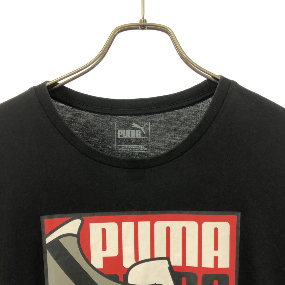 プーマ プリント 半袖 Tシャツ L ブラック PUMA メンズ