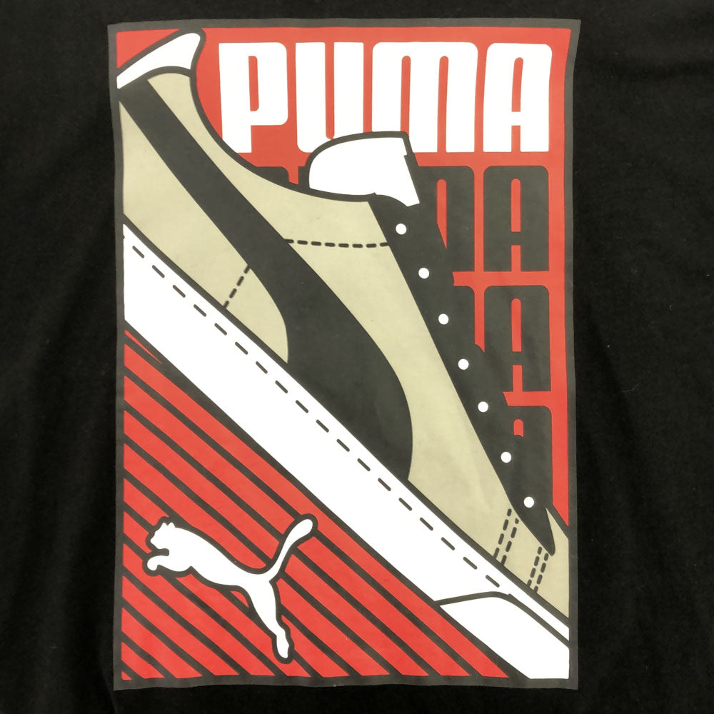 プーマ プリント 半袖 Tシャツ L ブラック PUMA メンズ