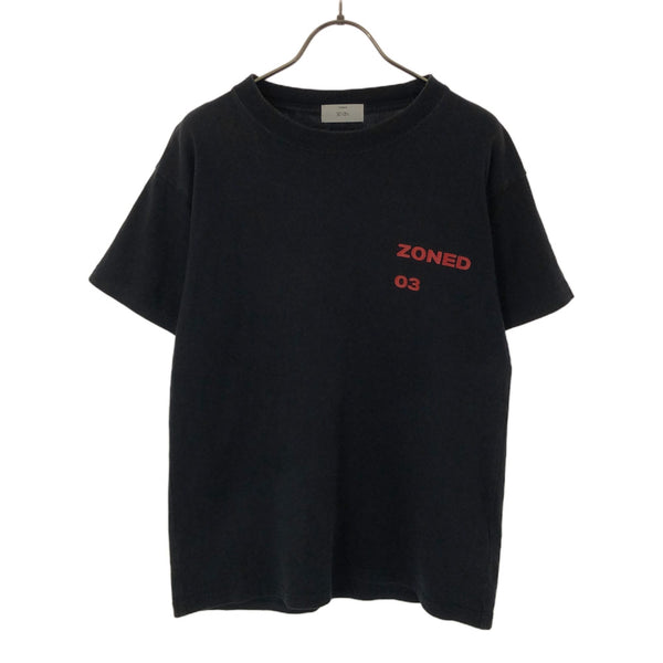 スタジオセブン 日本製 バックプリント 半袖 Tシャツ S ブラック STUDIO SEVEN メンズ