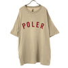 ポーラー ロゴ 半袖 Tシャツ XL ベージュ POLER メンズ