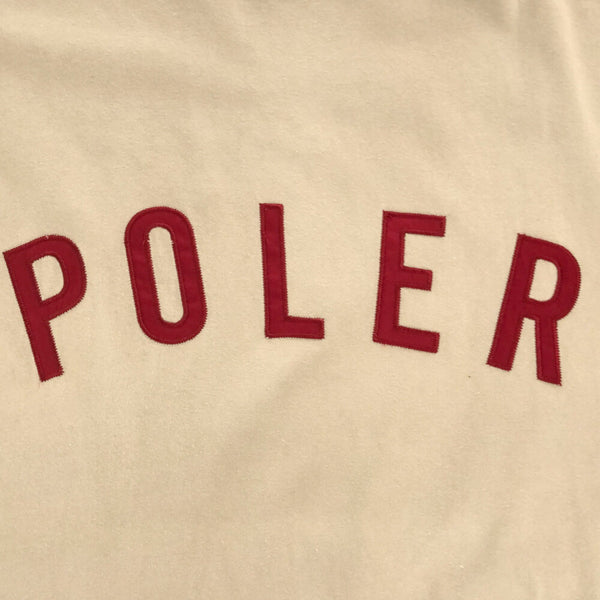 ポーラー ロゴ 半袖 Tシャツ XL ベージュ POLER メンズ