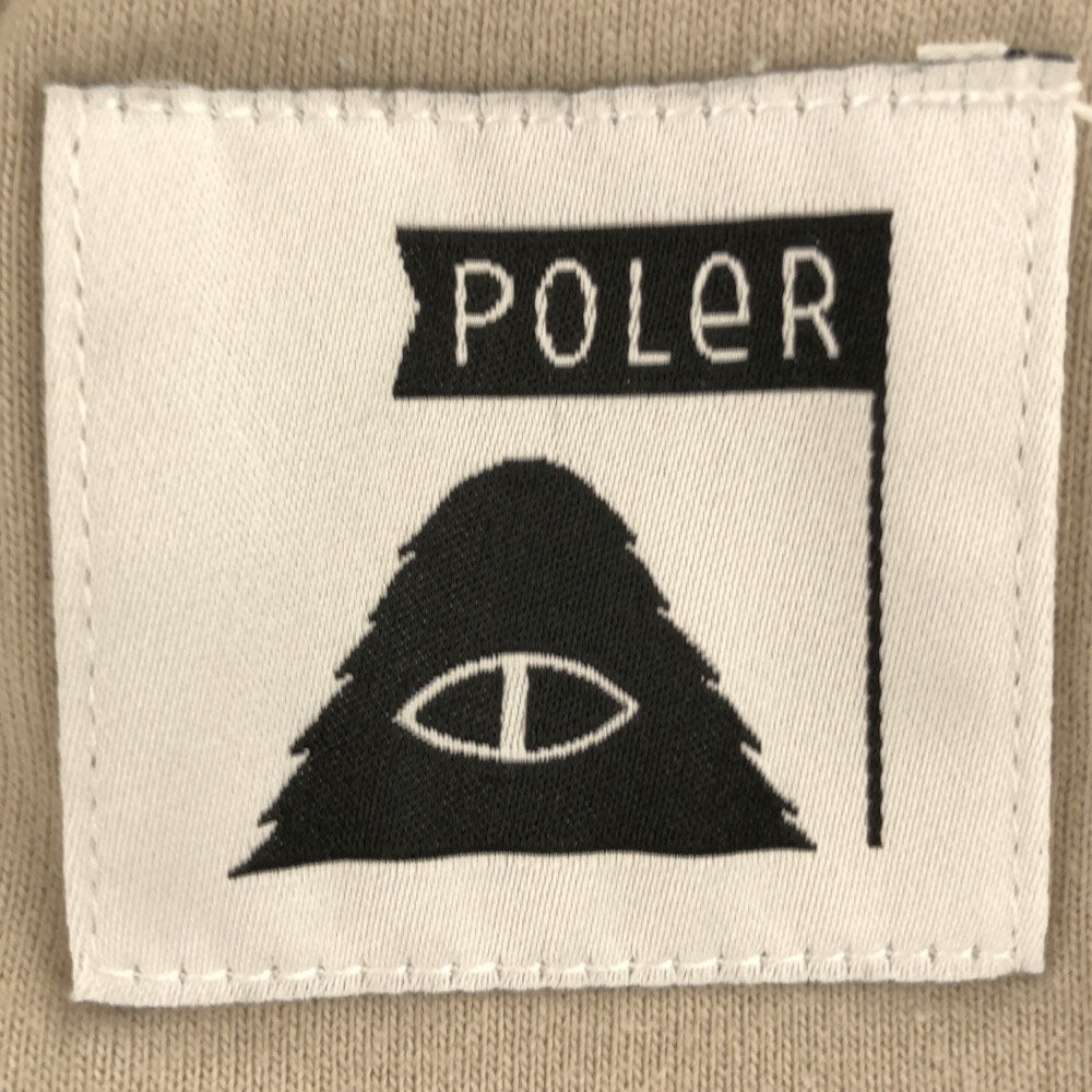 ポーラー ロゴ 半袖 Tシャツ XL ベージュ POLER メンズ