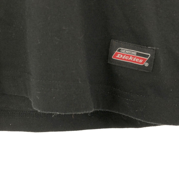 ディッキーズ プリント 長袖 Tシャツ ブラック Dickies ロンT メンズ