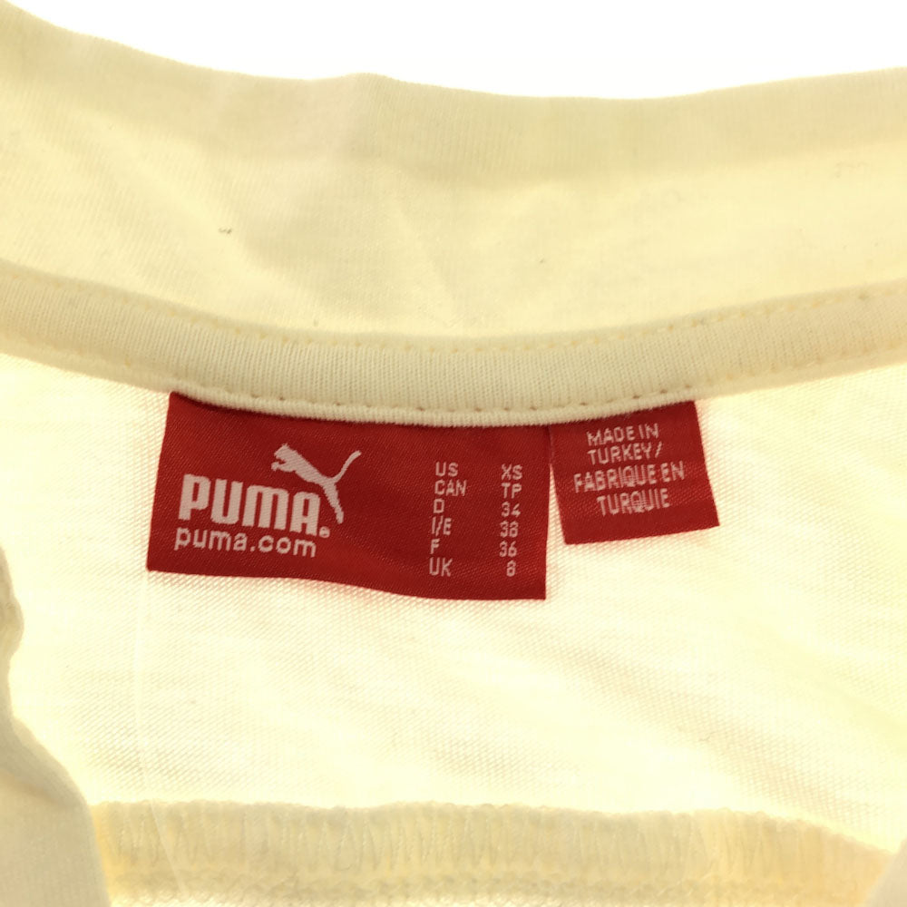 未使用 プーマ トレーニング 半袖 シャツ XS アイボリー PUMA タグ付き レディース