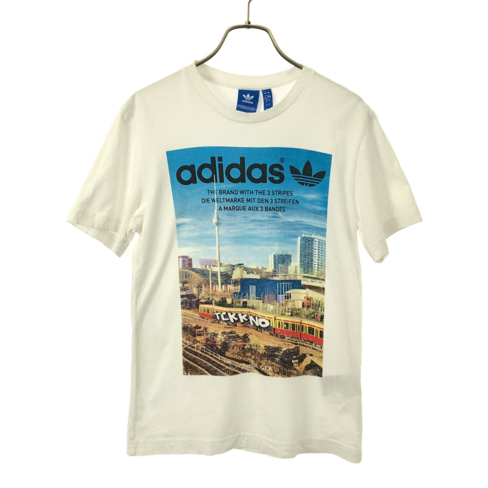 アディダス トレフォイルロゴ 半袖 Tシャツ XS ホワイト adidas メンズ