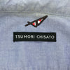 ツモリチサト 総柄 半袖 コットンシャツ 1 ブルー系 TSUMORI CHISATO メンズ