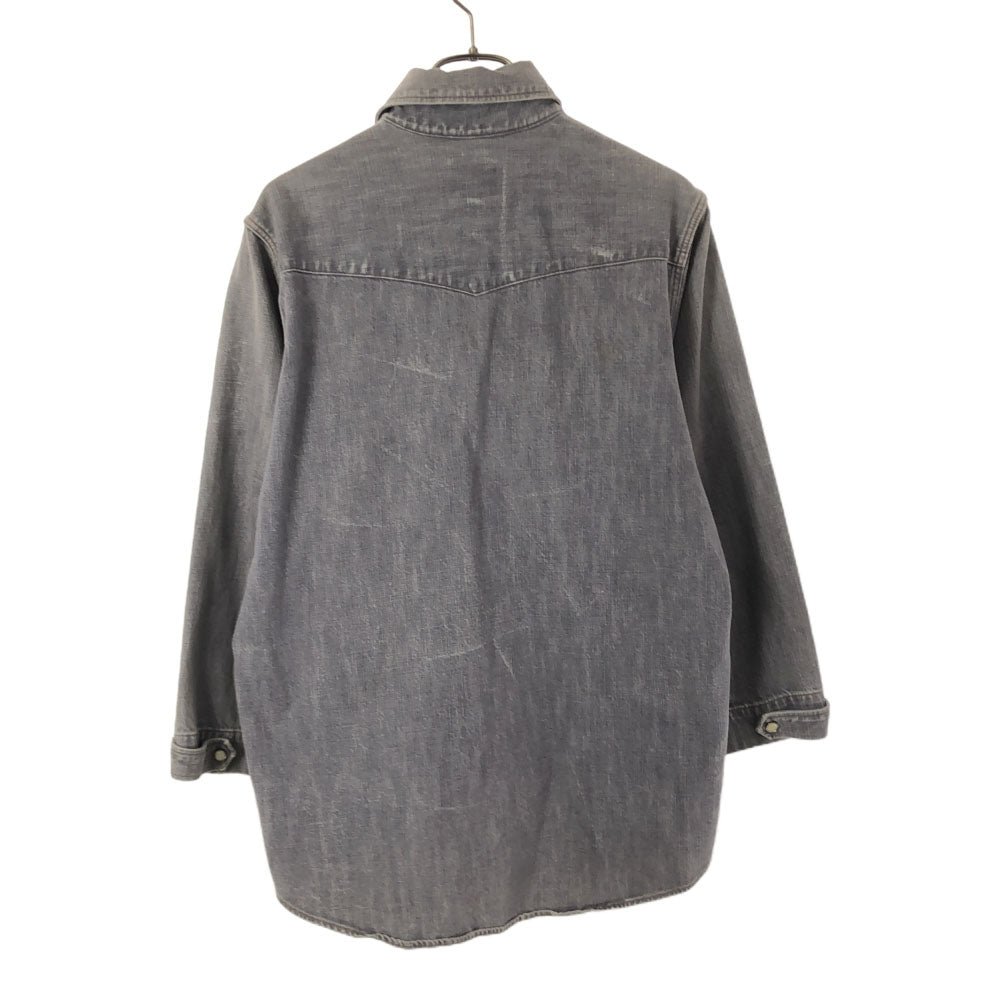 ニードルズ 日本製 長袖 デニム ウエスタンシャツ petit グレー系 Needles ネペンテス メンズ