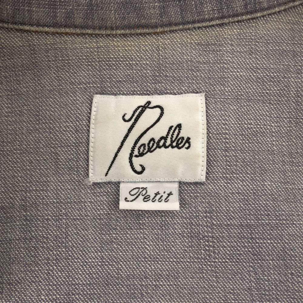 ニードルズ 日本製 長袖 デニム ウエスタンシャツ petit グレー系 Needles ネペンテス メンズ