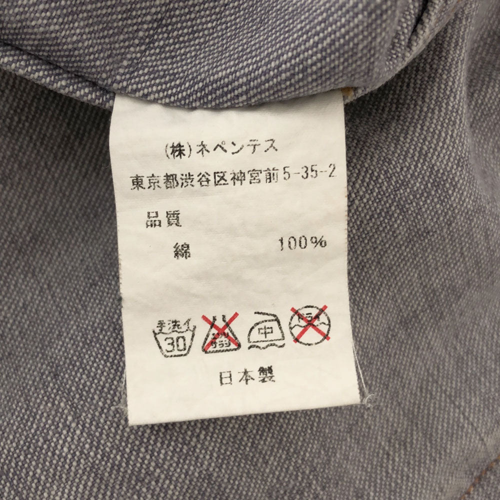 ニードルズ 日本製 長袖 デニム ウエスタンシャツ petit グレー系 Needles ネペンテス メンズ