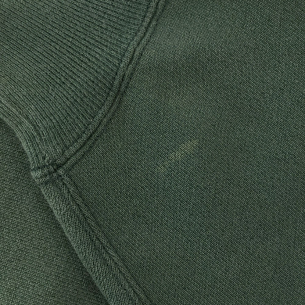 Champion チャンピオン 90s REVERSE WEAVE プリント 長袖 刺繍タグ トレーナー XXL グリーン スウェット ビッグサイズ オールド ヴィンテージ レディース