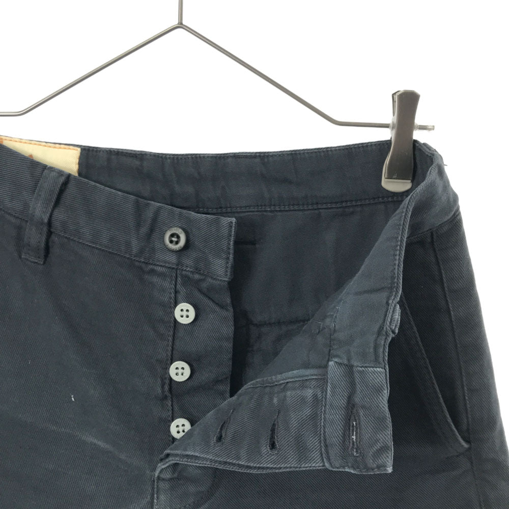 ヌーディージーンズ デニムショートパンツ w26 ネイビー Nudie Jeans ボタンフライ レディース