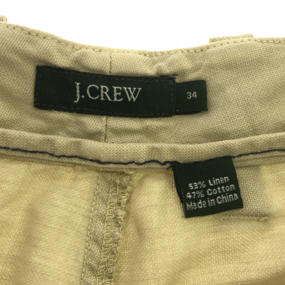 ジェイクルー リネンブレンド カーゴショートパンツ w34 ベージュ J.CREW メンズ