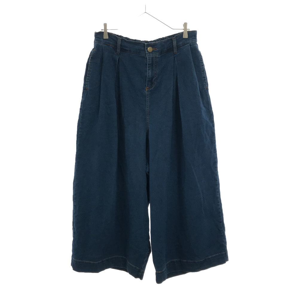 ノアールレーベル ツータック ワイドデニムパンツ 2 n'Or LABEL レディース