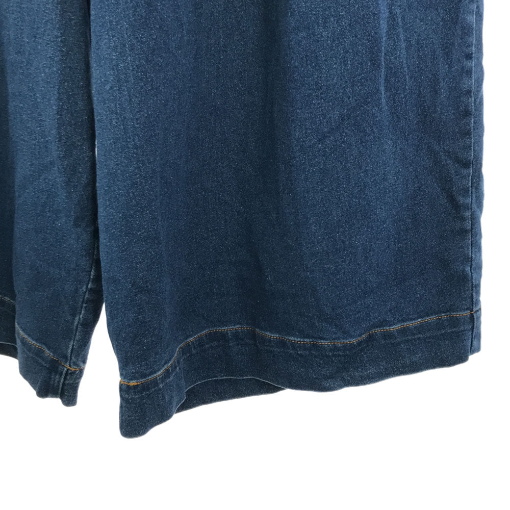 ノアールレーベル ツータック ワイドデニムパンツ 2 n'Or LABEL レディース