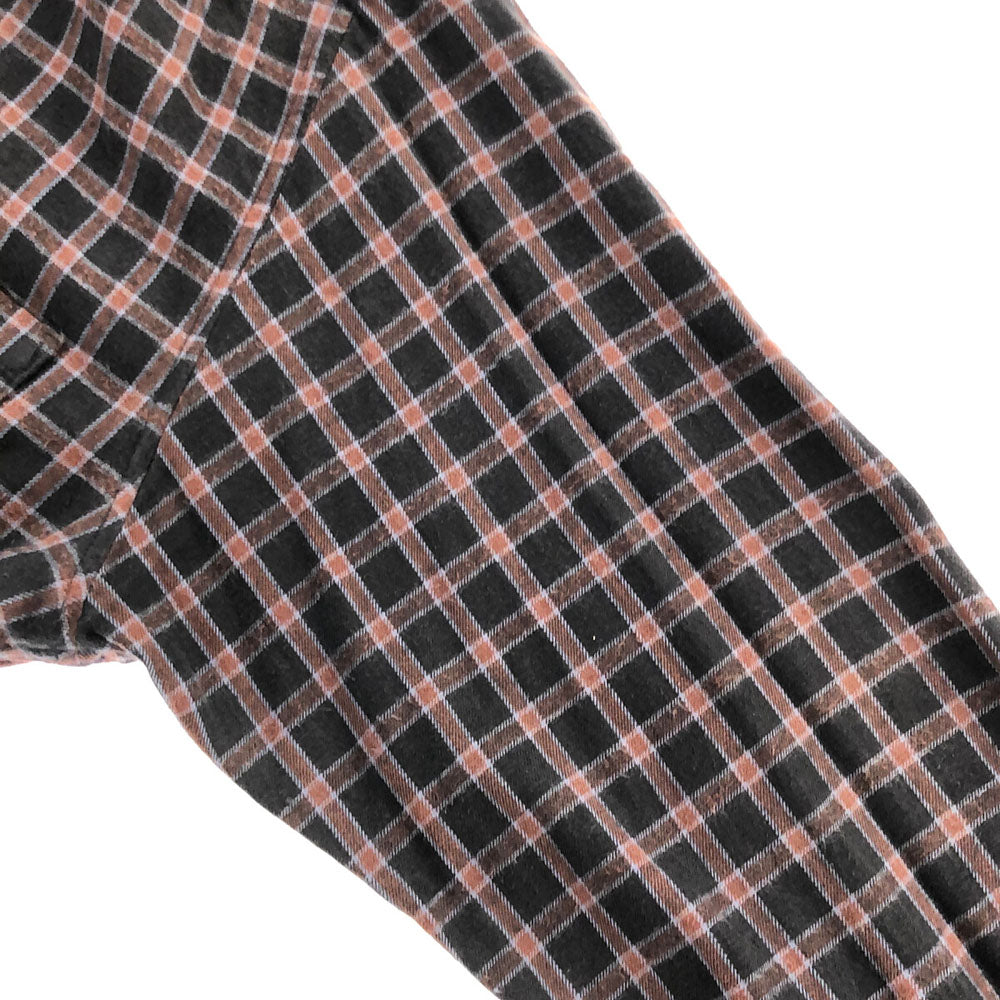 アニエスべーオム 日本製 チェック柄 長袖 シャツ 1 ブラック系 agnes b. homme メンズ