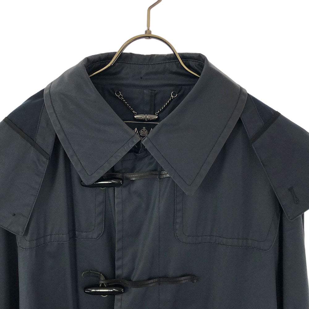 Gloverall グローバーオール 英国製 トレンチコート 40 ネイビー ダッフルコート メンズ