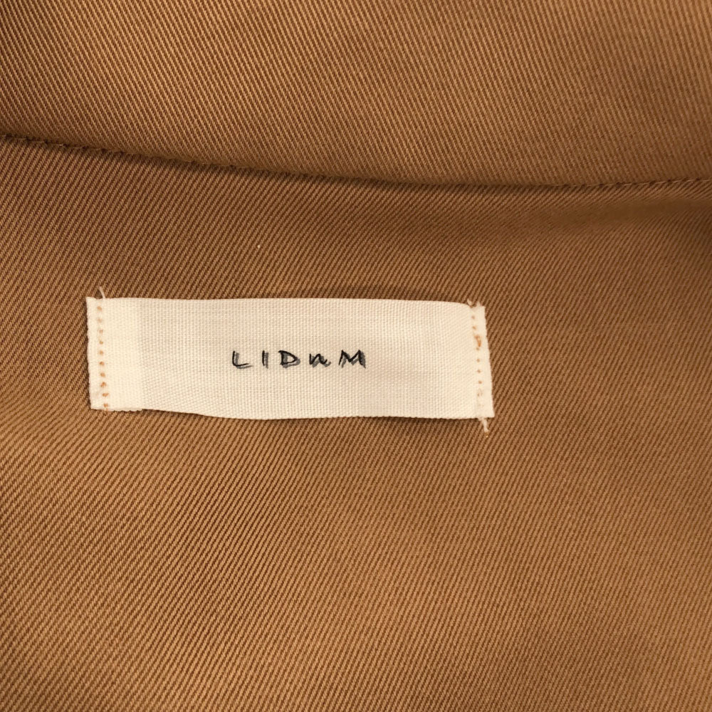LIDNM リドム 日本製 ステンカラー ジャケット M ブラウン メンズ