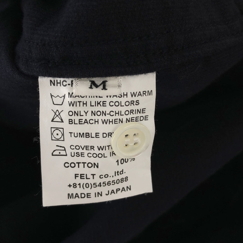 トウキョウナチュラルハイキングクラブ 日本製 長袖 コーデュロイ プルオーバー シャツジャケット M ネイビー TOKYO NATURAL HIKING CLUB メンズ