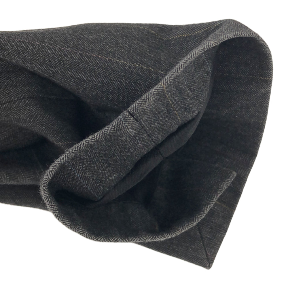 ARMANI JEANS アルマーニジーンズ ストライプ テーラードジャケット 34 グレー系 レディース