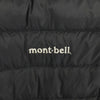 モンベル ダウンベスト M ブラック mont-bell アウトドア ノーカラー メンズ