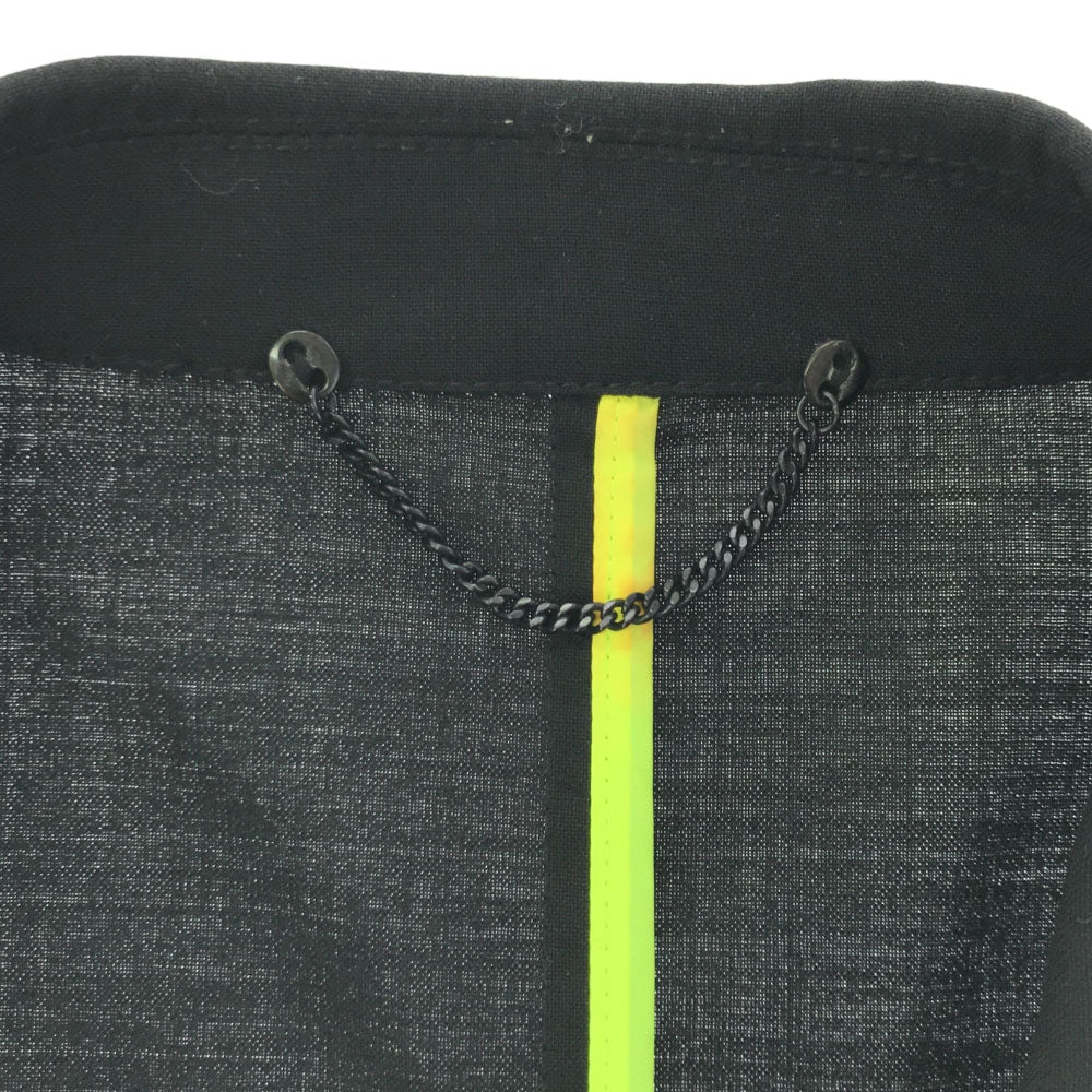 DIESEL ディーゼル 袖切替 テーラードジャケット 44 ブラック メンズ