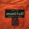 モンベル ジップ ベスト L オレンジ mont-bell アウトドア メンズ