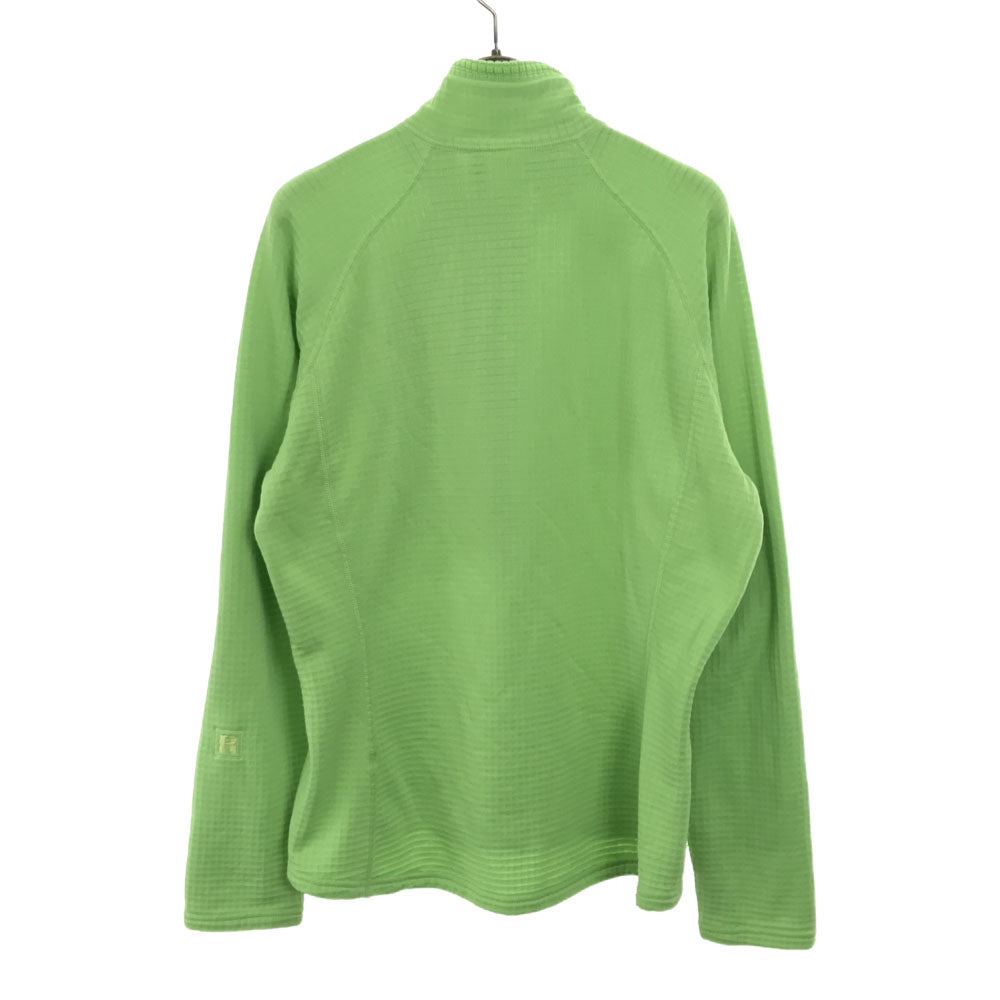 patagonia パタゴニア USA製 ハーフジップ アウトドアジャケット M ライトグリーン レディース