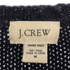 ジェイクルー ウール ノルディック柄 長袖 セーター M ネイビー×アイボリー J.CREW ニット メンズ