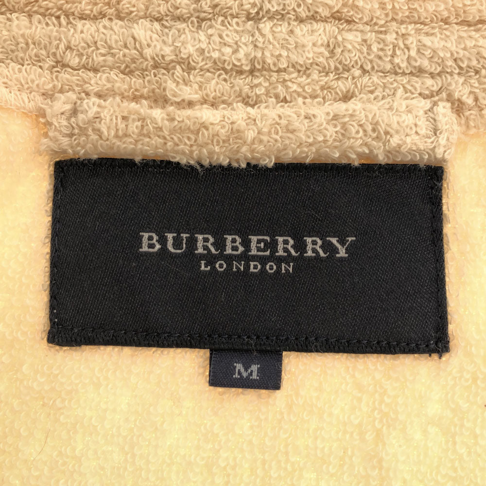 バーバリー ロンドン 日本製 長袖 バスローブ M ベージュ系 BURBERRY LONDON メンズ