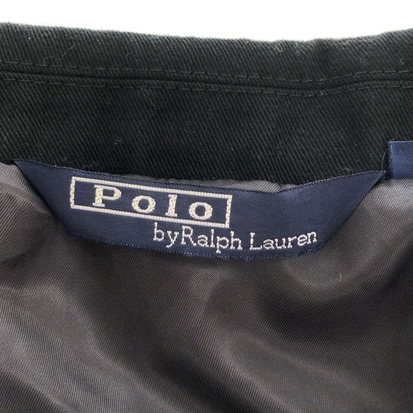 ポロバイラルフローレン 日本製 テーラードジャケット L ブラック Polo by Ralph Lauren メンズ