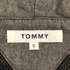 トミー ジップパーカー S ブラック TOMMY 裏メッシュ メンズ