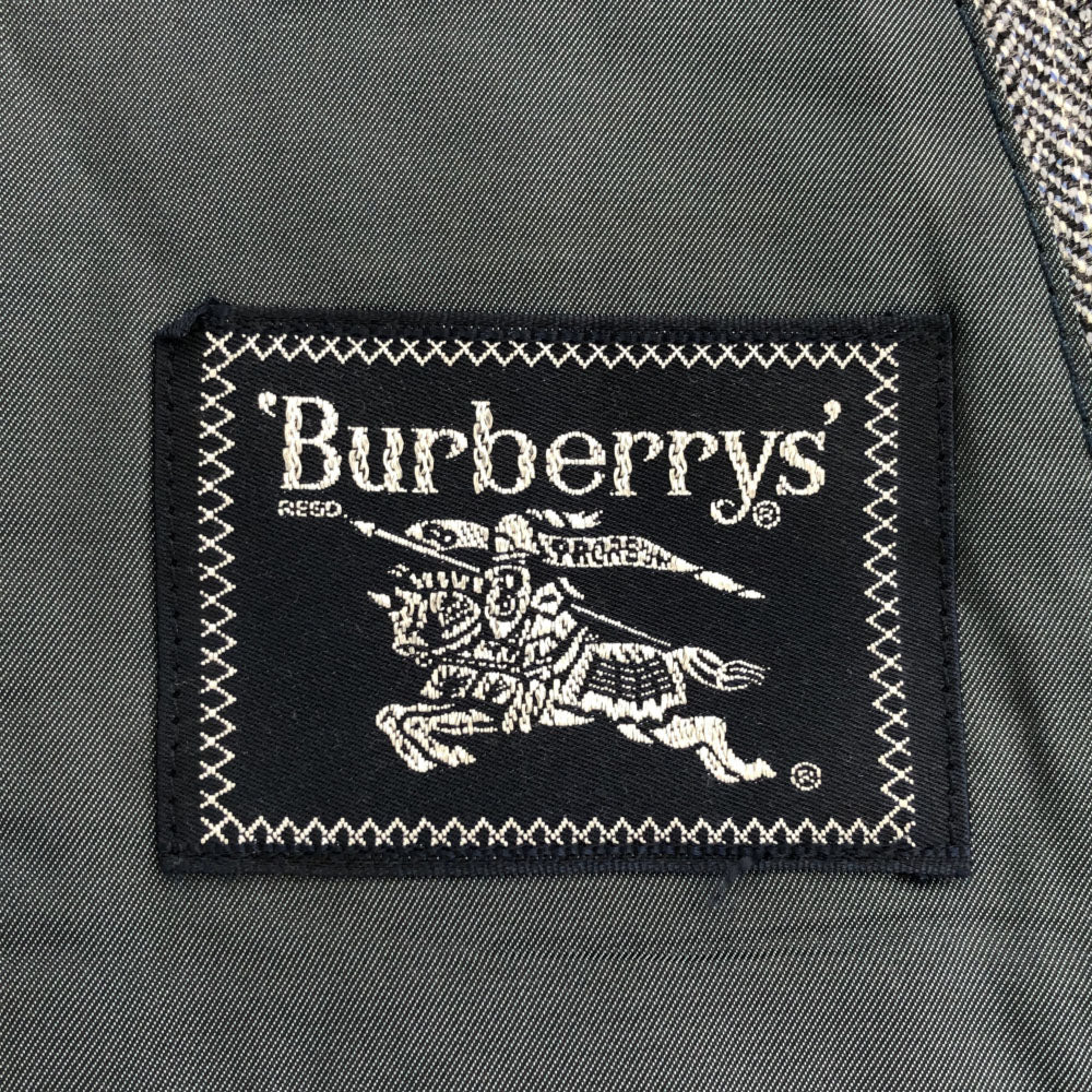 Burberrys バーバリーズ ストライプ テーラードジャケット グレー メンズ