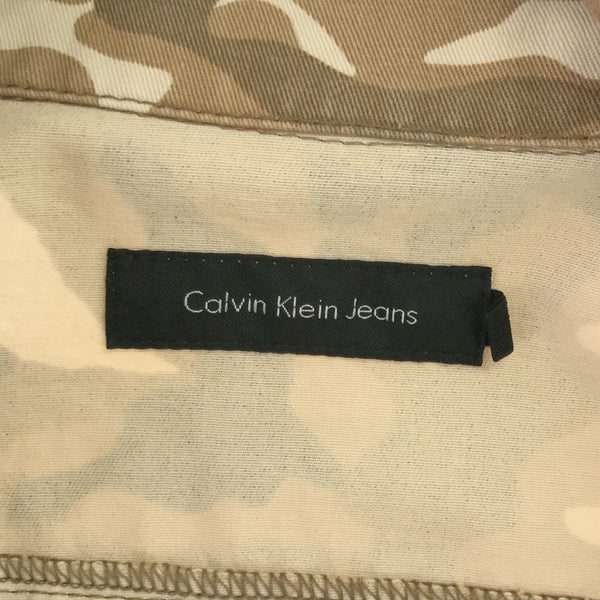 カルバンクラインジーンズ 迷彩 長袖 ジャケット M ブラウン系 Calvin klein Jeans メンズ