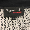 アニエスベーオム 総柄 長袖 ブルゾン 46 ブラック agnes b. homme メンズ