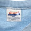 ヘインズ プリント 長袖 トレーナー 3XL ライトブルー Hanes ビッグサイズ スウェット メンズ