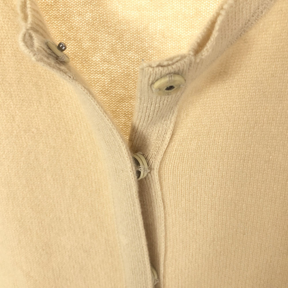 FOXEY フォクシー 日本製 カシミヤ100％ 長袖 ニットカーディガン 40 ベージュ レディース