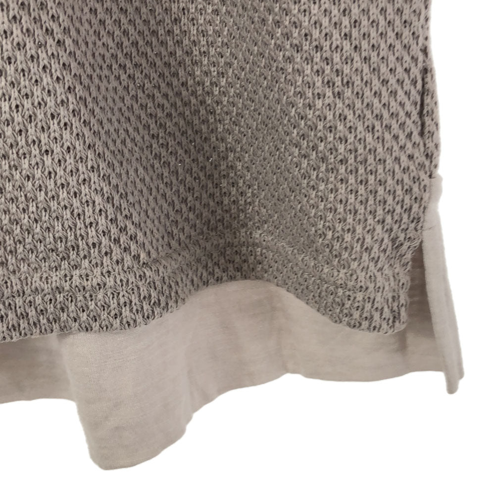 FACTOTUM ファクトタム 日本製 長袖 メッシュ パーカー 46 グレー メンズ