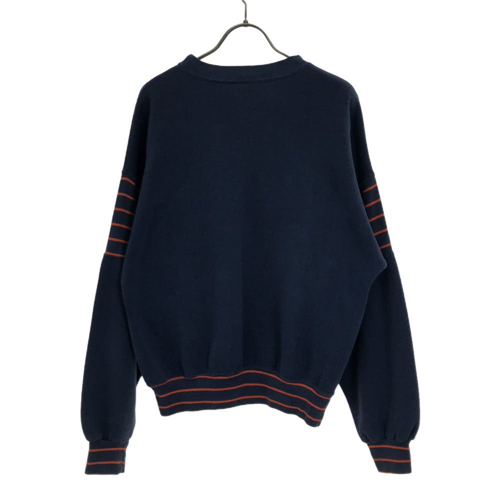 NUTMEG ナツメグ 90s USA製 長袖 トレーナー S ネイビー スウェット 裏起毛 オールド ヴィンテージ メンズ
