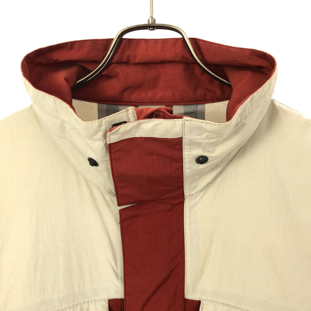 BURTON バートン スノーボード 長袖 ウェア M ベージュ×レッド スノーガード メンズ